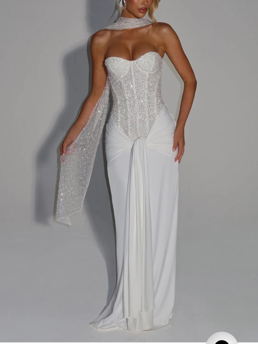 Baby boo Carina Maxi Dress - Ivory